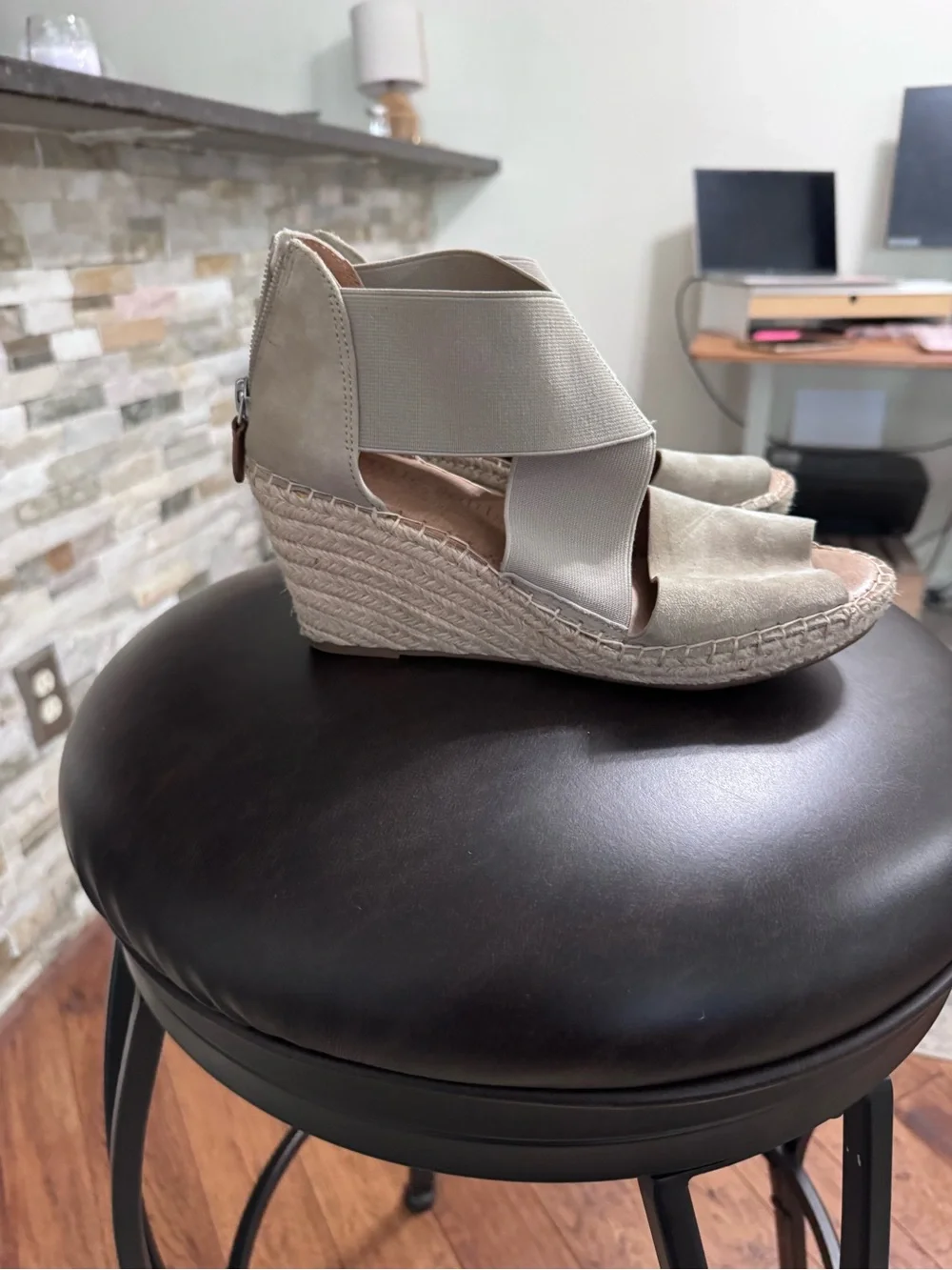 Gentle Souls espadrille wedge sandal